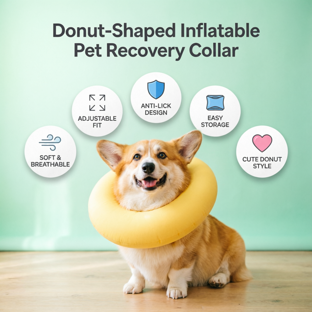 Professional Inflatable Pet Recovery Collar - B2B Wholesale